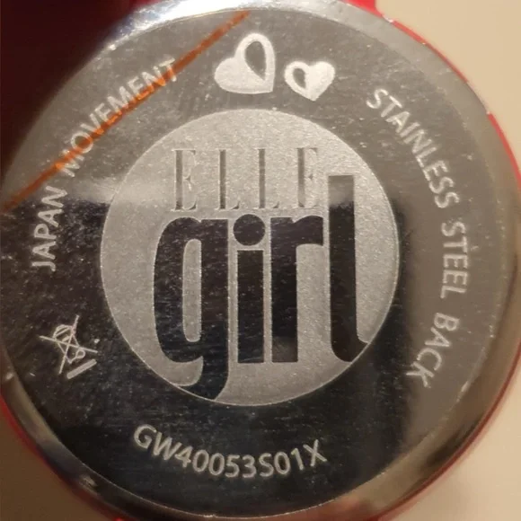 Elle Girl GW40053S01X Red Leather Women's Watch - Picture 6 of 6